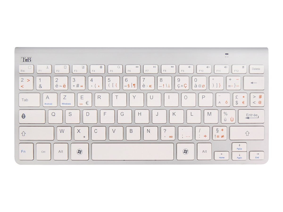 T'nB - Clavier - Bluetooth - blanc, argent