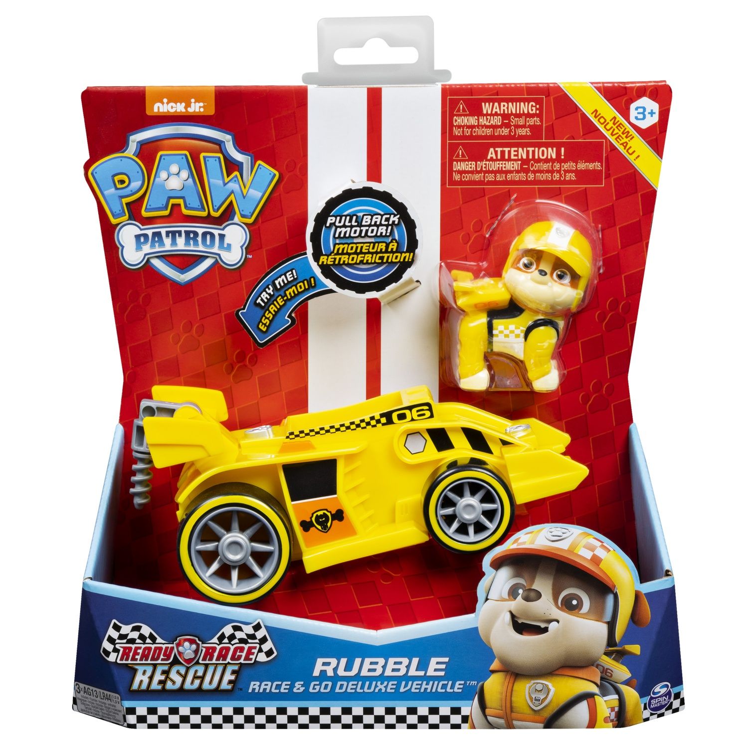 La Pat' Patrouille Vehicule + Figurine Ruben Ready Race Rescue Paw Patrol Solid - vue 10