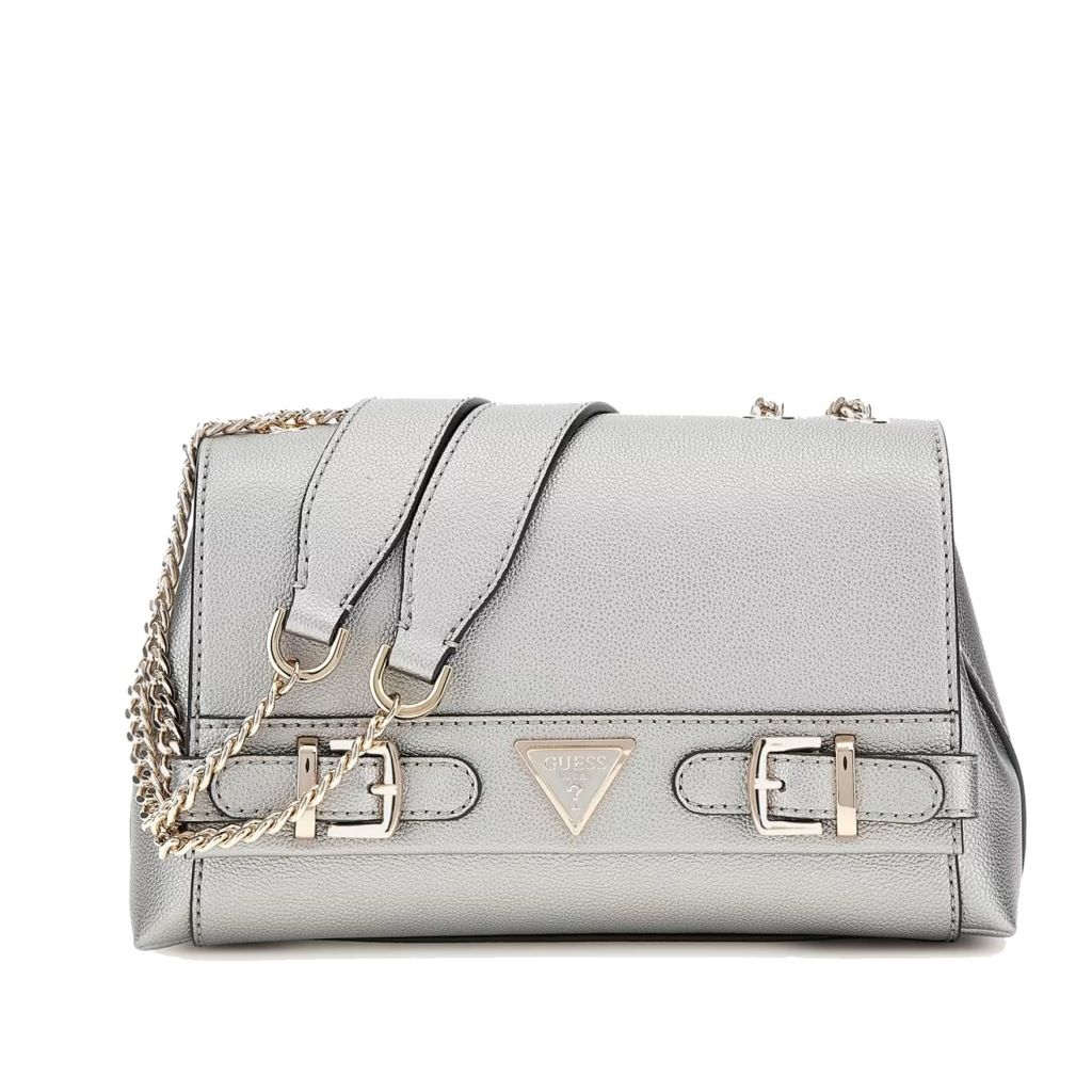 Sac Bandouliere Guess Sac Bandoulière Eco Ali Luxury Satch Pewter EBM951121 Unique