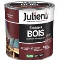 Peinture solvant spécial bois rouge basque Ral 3004 satin 2.5L 12 ans JULIEN