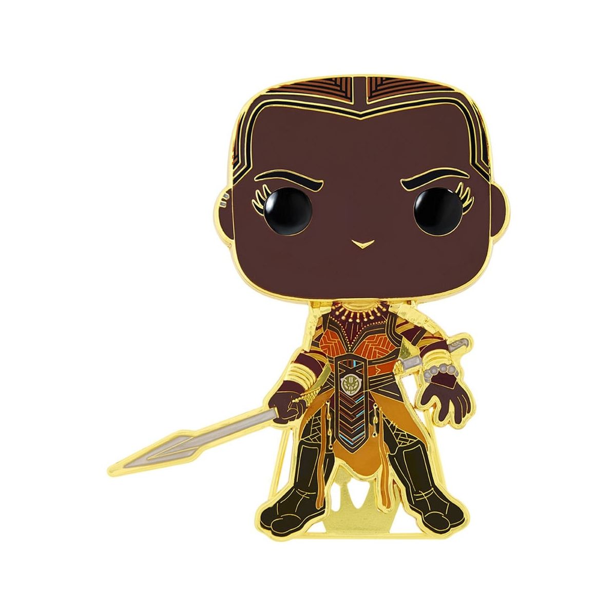 Marvel Infinity Saga Pin Pin' Pop! Émaillé Okoye 10 Cm