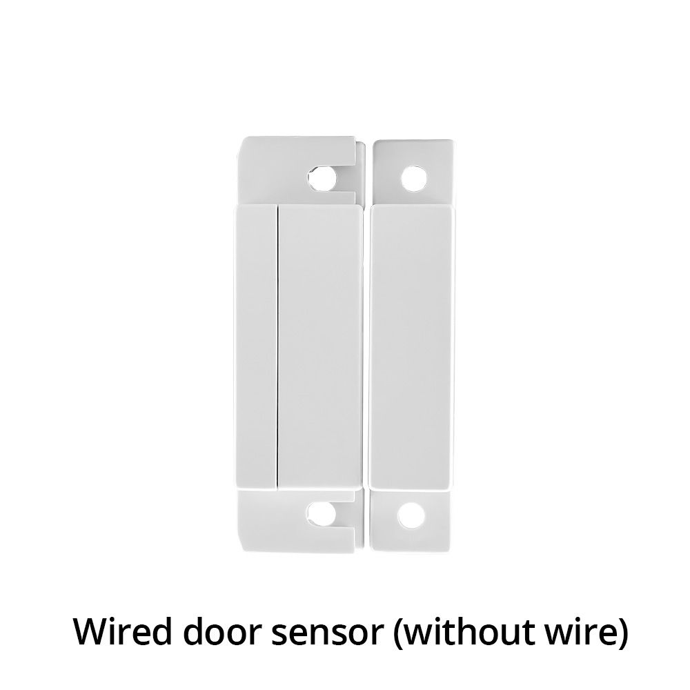 Fuers W210 DIY système d'alarme intelligent Tuya WIFI alarme anti-cambriolage maison intelligente GSM système d'alarme écran couleur LCD capteur de mouvement de sécurité - Type Wired door sensor