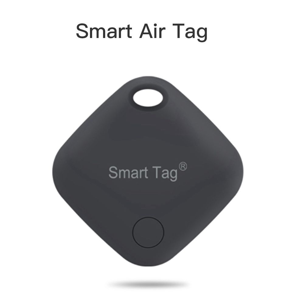 Smart iTag nous-mêmes avec Find My Andrea,Smart Air-Tag Key Wallet,Bike Finder,Anti-Lost Tracker,Compatible Bluetooth pour système IOS - Type 2 Black