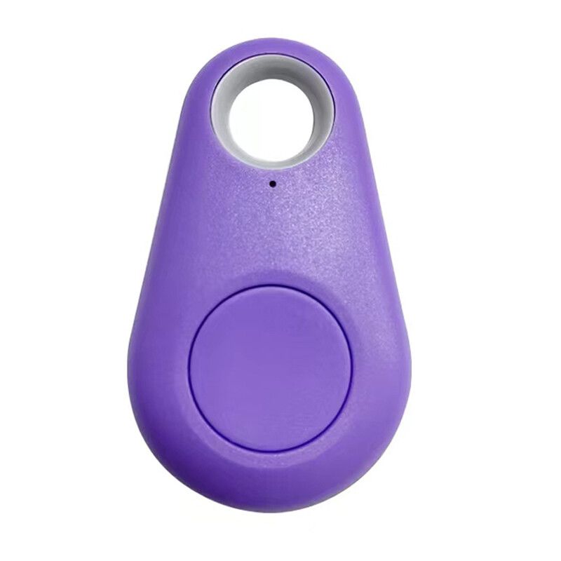 Mini traqueur GPS intelligent pour animaux de compagnie,Bluetooth 4.0,étiquette d'alarme anti-perte,localisateur de clé sans fil,sac pour enfant,portefeuille,mode - Type Purple #A