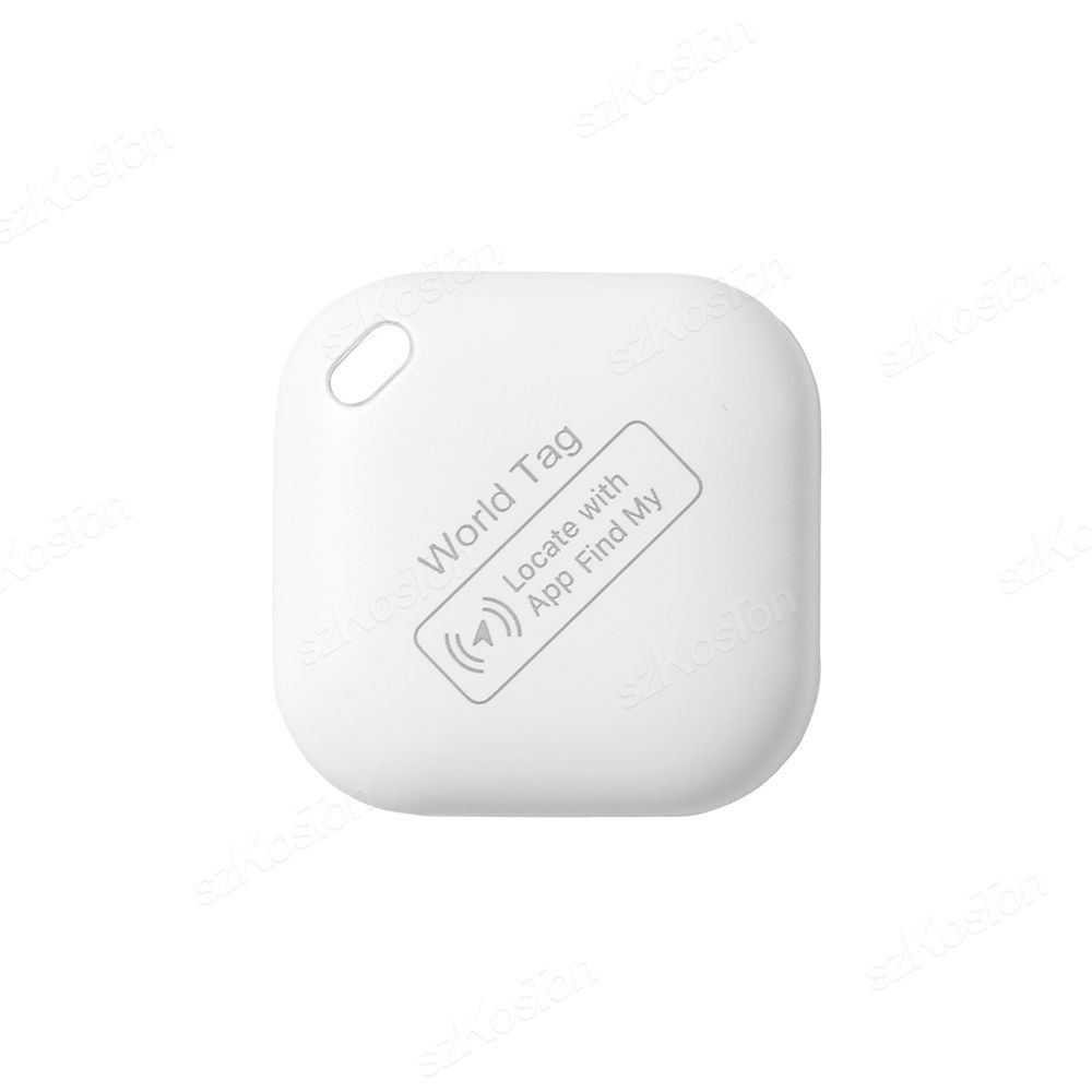 Smart iTag nous-mêmes avec Find My Andrea,Smart Air-Tag Key Wallet,Bike Finder,Anti-Lost Tracker,Compatible Bluetooth pour système IOS - Type 5 White