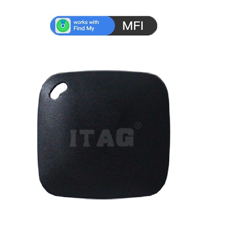 Traceur GPS intelligent Bluetooth avec dispositif de rappel Find My Andrea Anti Lose,localisateur ITag pour téléphone,localisateur classé MFI,recherche d'animaux de compagnie prédire - Type Black