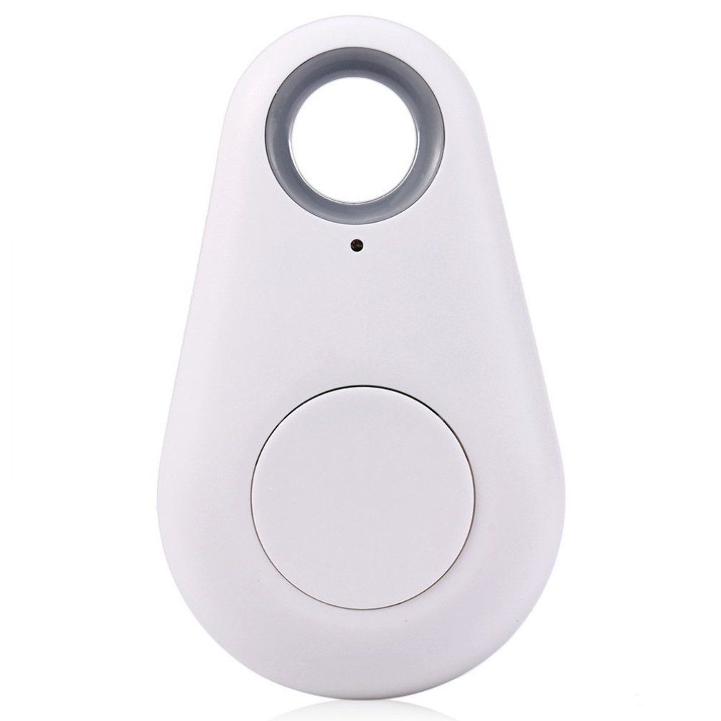 Mini détecteur de clé de sifflet anti-perte,alarme sans fil,étiquette intelligente,localisateur de clé,traqueur de porte-clés,son de sifflet,traqueur de lumière LED,traqueur d'objets - Type WHITE #A