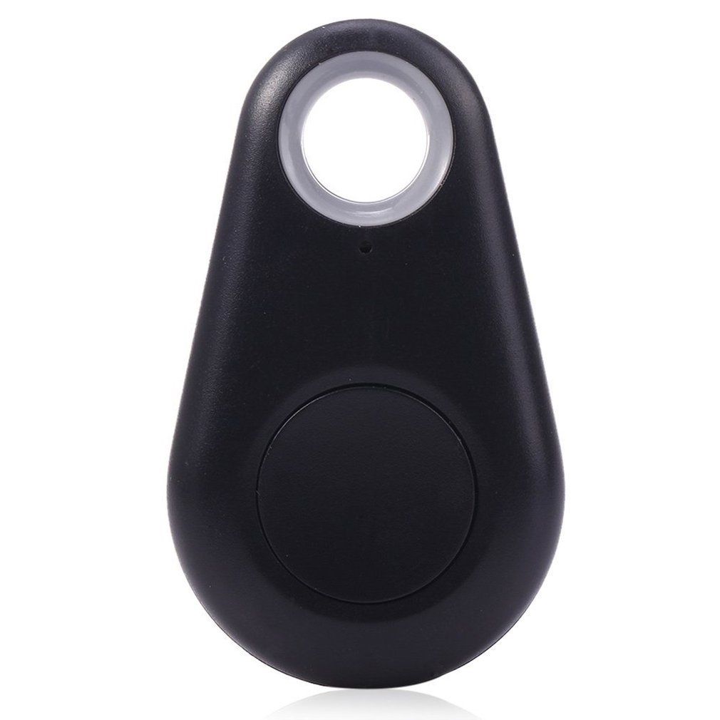 Mini détecteur de clé de sifflet anti-perte,alarme sans fil,étiquette intelligente,localisateur de clé,traqueur de porte-clés,son de sifflet,traqueur de lumière LED,traqueur d'objets - Type Black #A