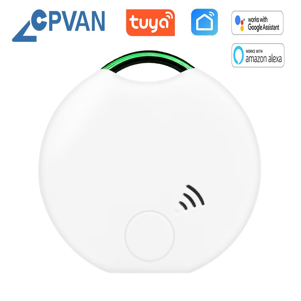 Traceur GPS intelligent pour Apple iOS/Android,étiquette d'air,recherche de sac de vélo pour enfant et aîné,Bluetooth,prise en charge de Tuya Smart Life - Type 1 PCS White