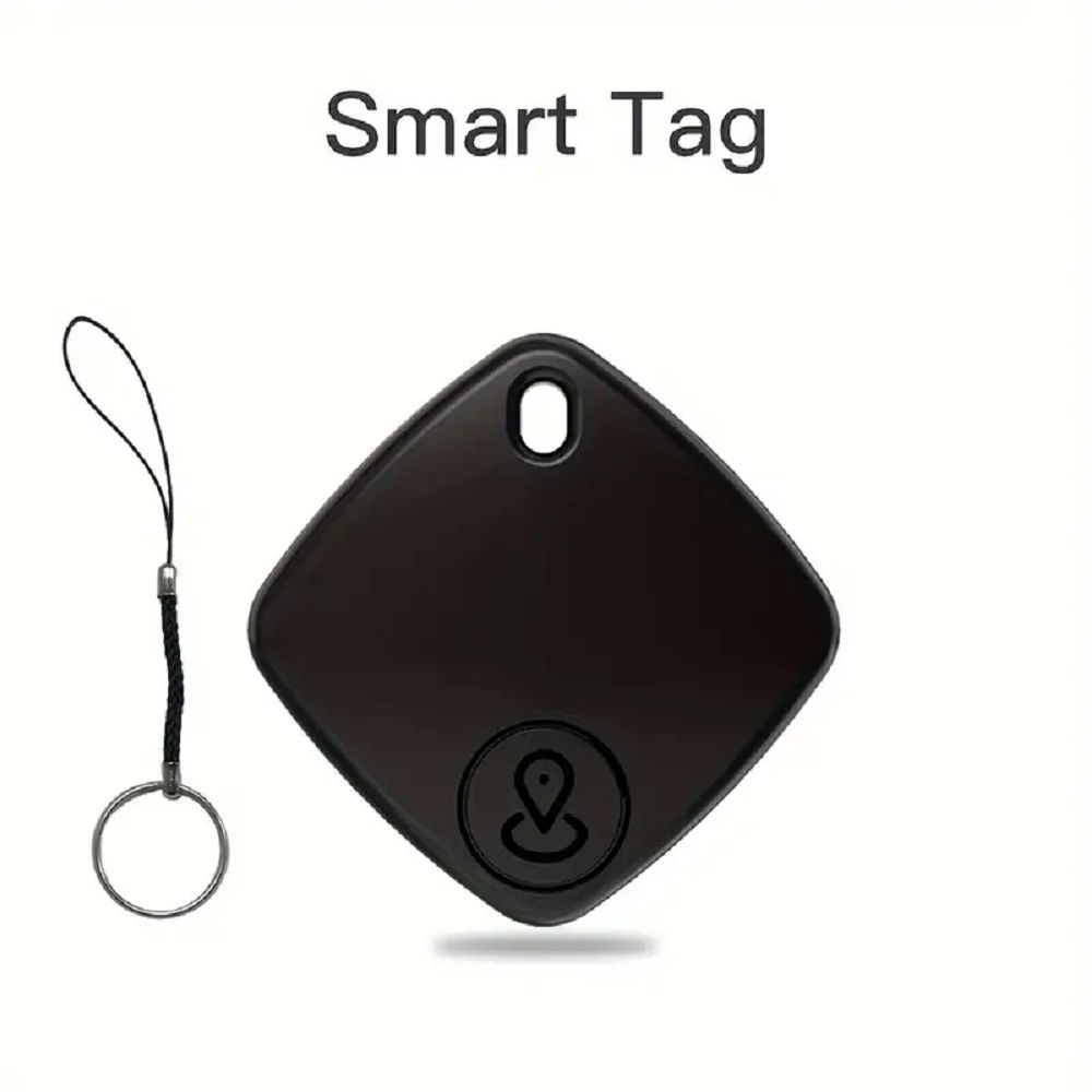 Mini dispositif de suivi GPS intelligent pour Apple,Find My Andrea SmartTag,dispositif de rappel anti-perte,localisateur de clé,recherche pour enfants,sans fil - Type black type A