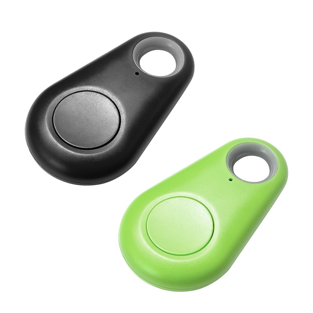 Mini détecteur d'articles pour animaux de compagnie,traqueur GPS Bluetooth intelligent,dispositif anti-perte,étiquette d'alarme,localisateur de clé,sac pour enfant,portefeuille,2 - Type Noir Vert #B