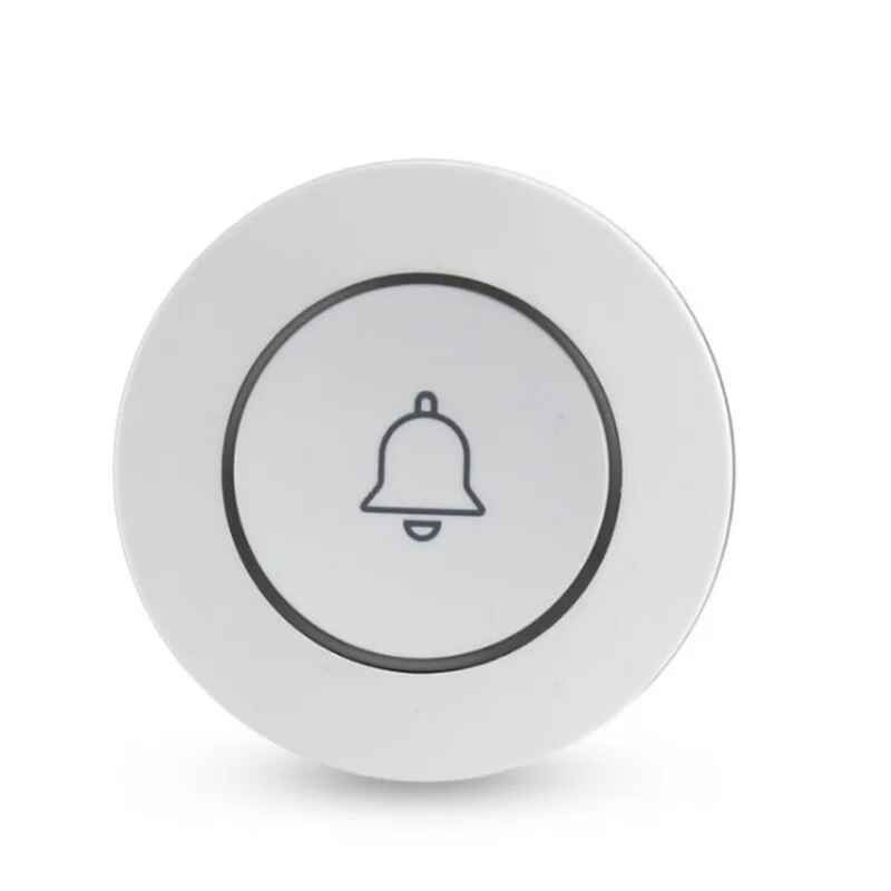 Télécommande sans fil pour maison intelligente Tuya,alarme à une touche,bouton d'appel d'urgence SOS,sonnette sans fil,433MHz,2022 - Type WHITE