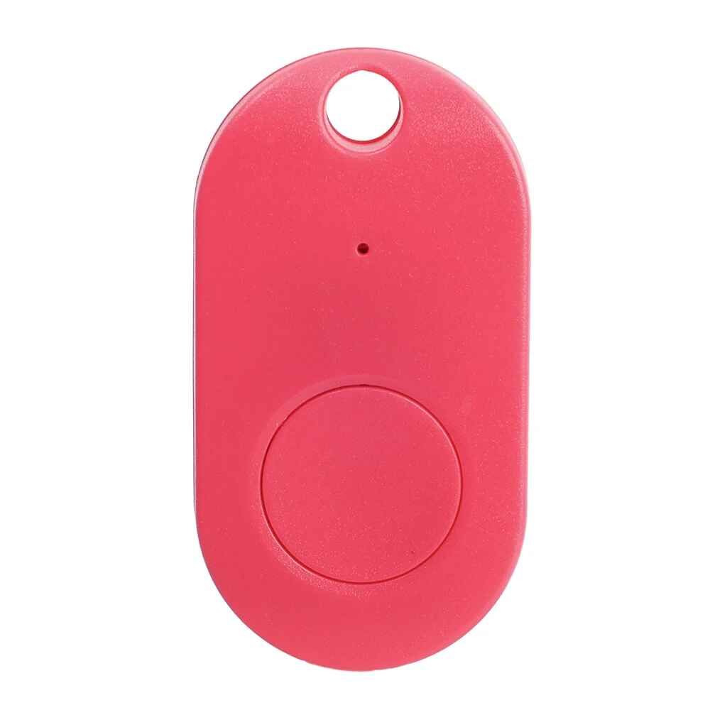 Dispositif anti-perte de suivi GPS portable,localisateur de clé Bluetooth,localisateur pour chien,animal de compagnie,portefeuille,porte-clés,alarme de bagage,rappel - Type Red