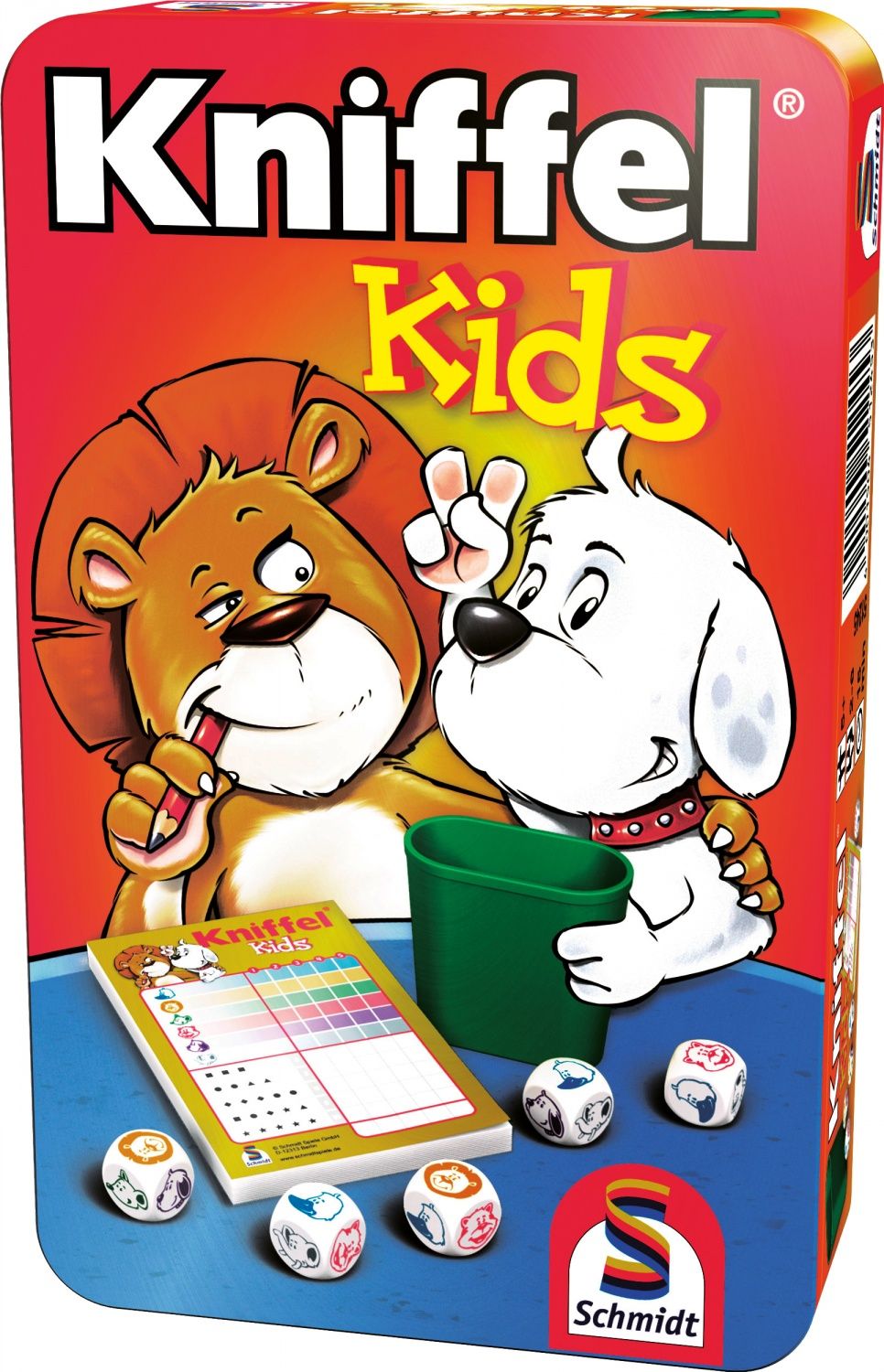 Jeu de société Kniffel Kids SCHMIDT SPIELE Dés amusants 15 min Intérieur Mixte