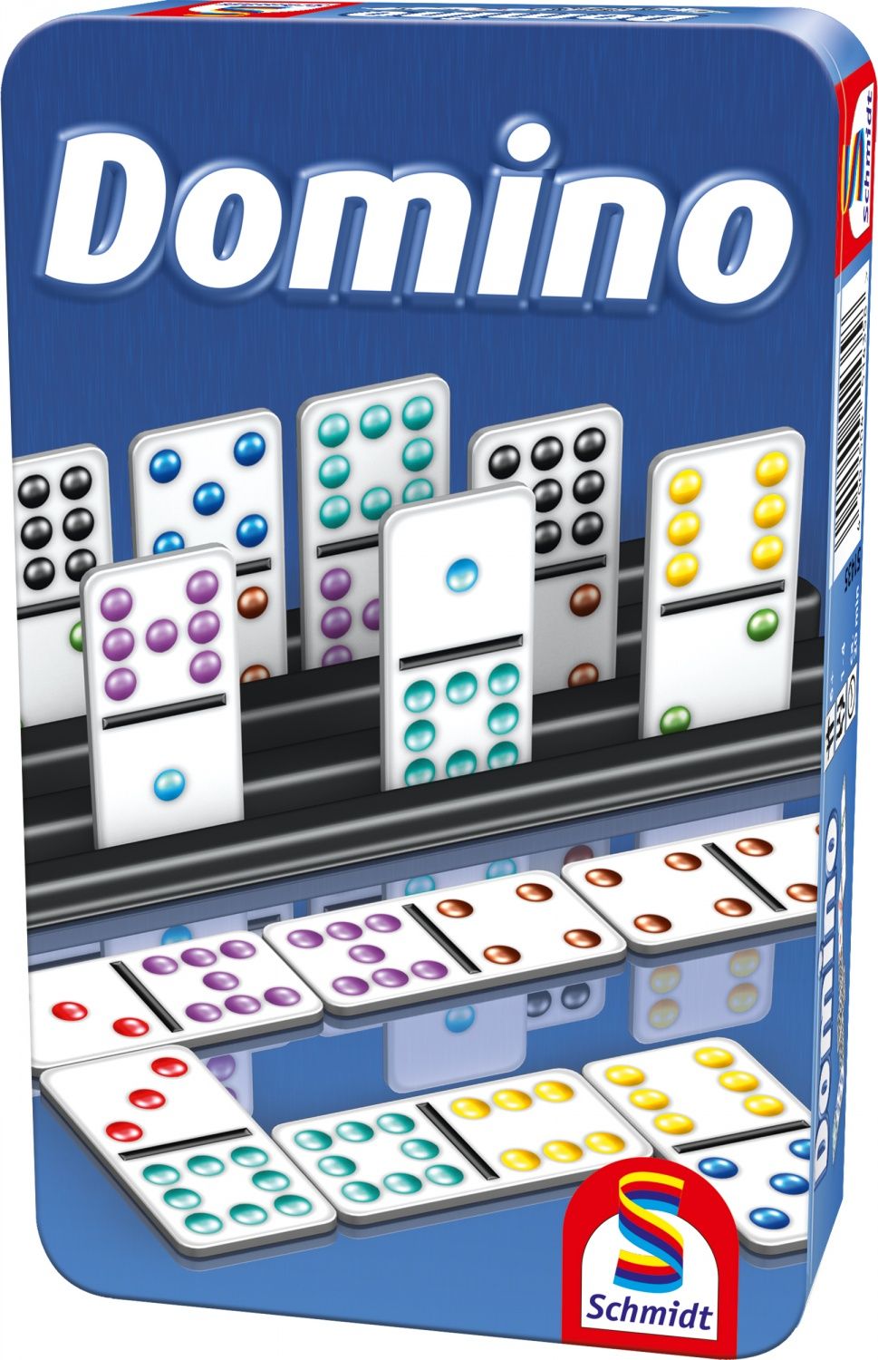 Jeu de Domino Voyage en Boîte Métallique 15 Variantes Incluses Neuf