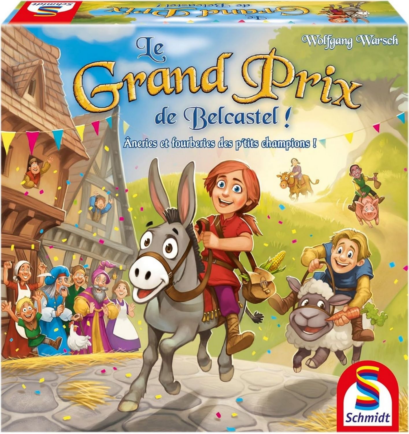 Le Grand prix de Belcastel Jeux de Société SCHMIDT SPIELE Vivez une course effrénée à travers le Grand Prix de Belcastel ! - vue 2