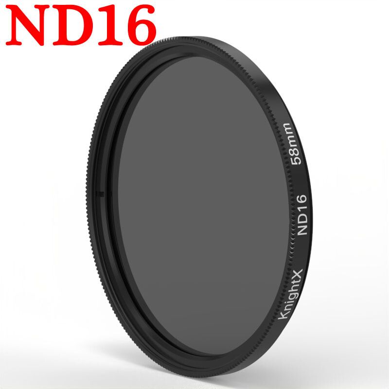 KnPackage-Filtre d'objectif d'appareil photo bleu,X melon al,ND Grad,Densité,Canon Eos,Sony,Nikon Photographie,49mm,52mm,55mm,58mm,67mm - Type [ND16]-77mm