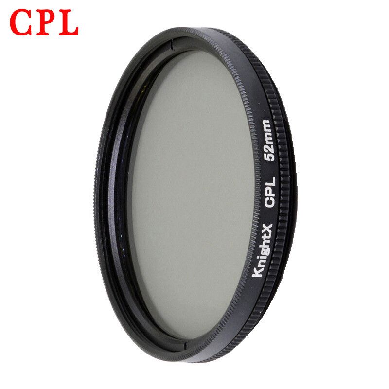 KnightX caméra de téléphone professionnel Macro objectif CPL étoile Variable ND filtre tous les smartphones 37mm 52mm 55mm 58mm pour canon nikon - Type CPL-40.5mm