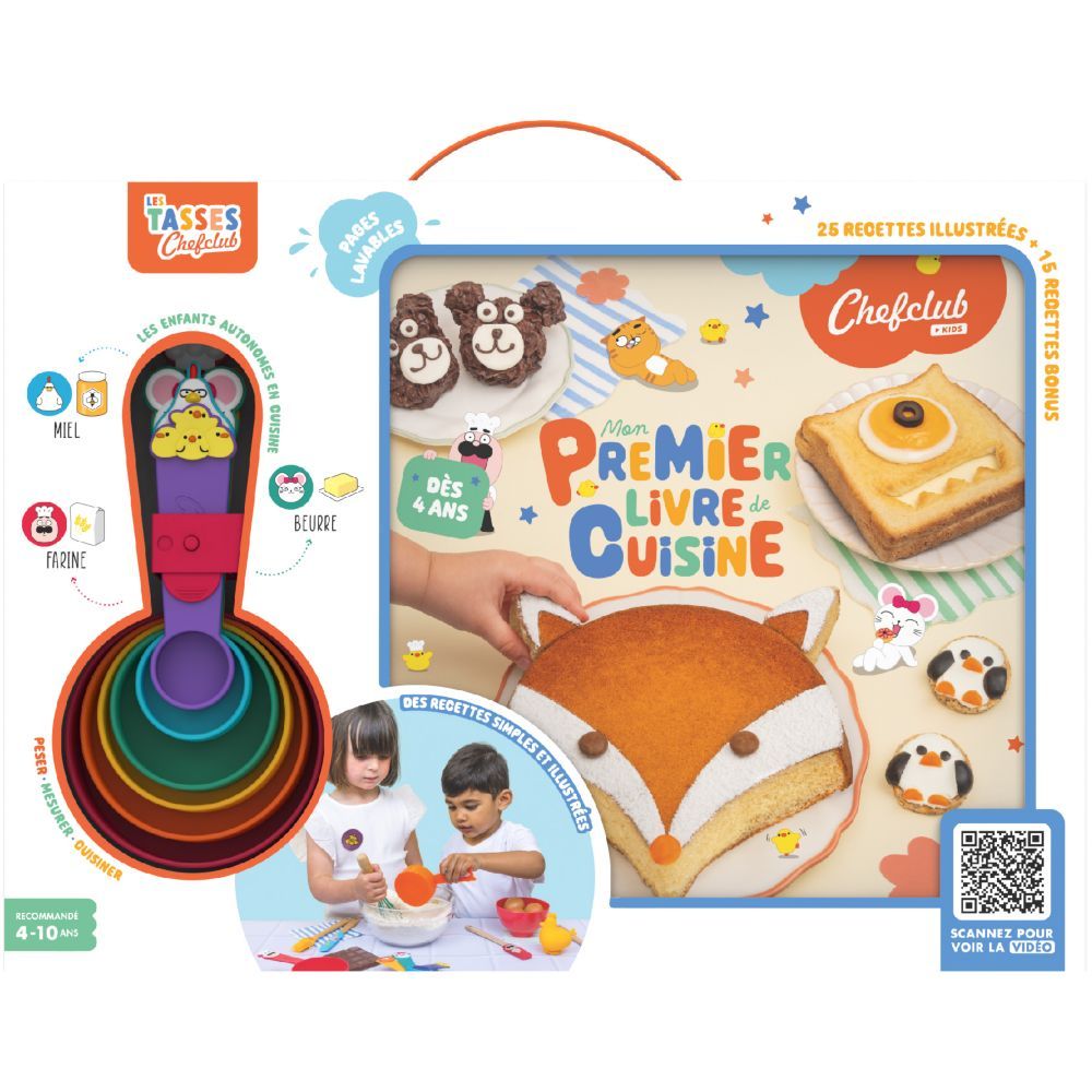 Coffret Cuisine Chefclub Kids - Mon Premier Livre De Cuisine