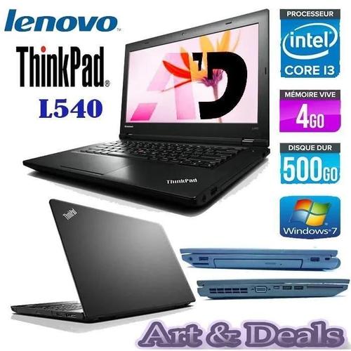 Lenovo Thinkpad L540 15" Core I3 Hdd 500Go 4Go