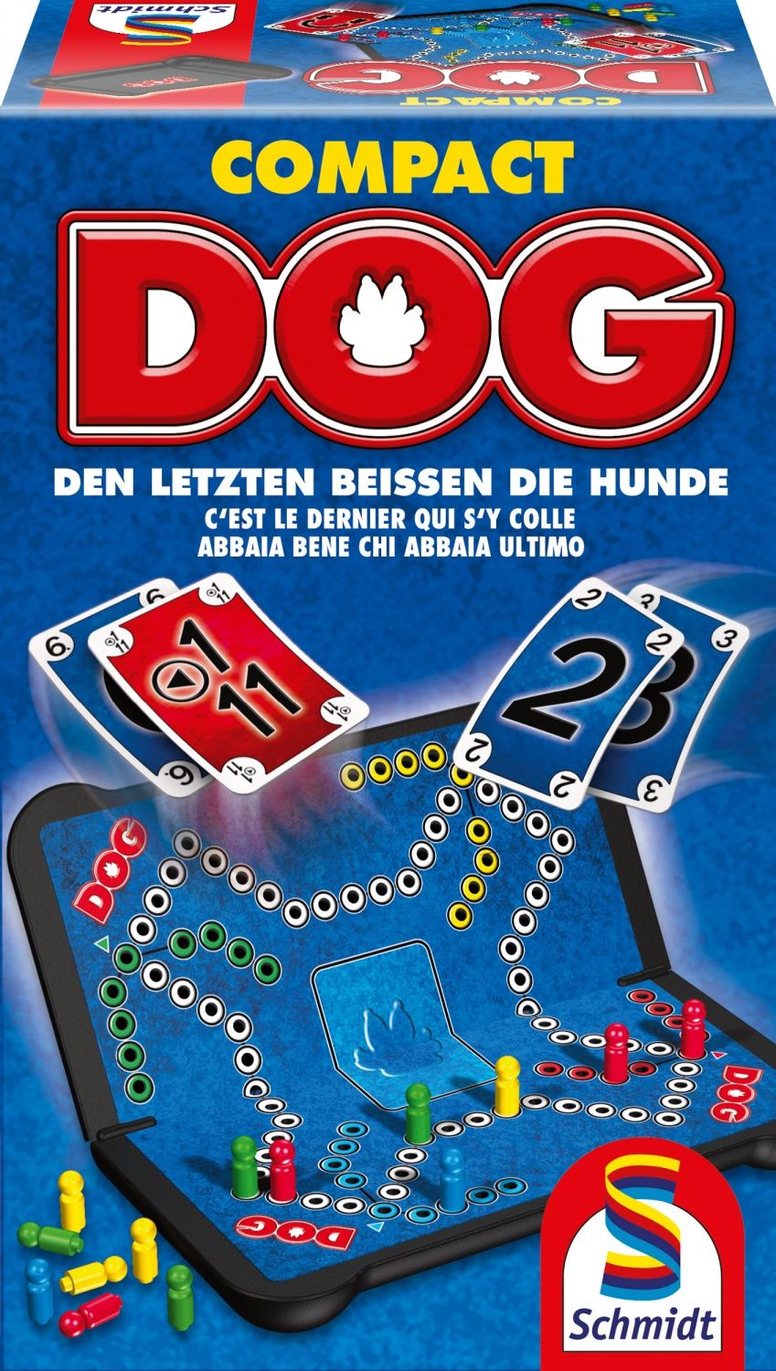 DOG Compact Jeux de Société SCHMIDT SPIELE Profitez du jeu DOG dans une version compacte idéale pour les voyages ! - vue 2
