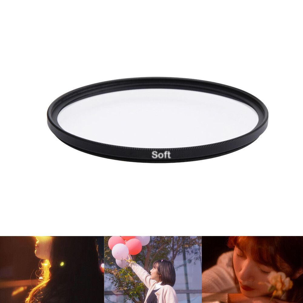 Filtre d'objectif à mise au point douce,accessoires universels pour appareil photo,pour Canon,Nikon,Sony,SRL,37,40.5,43,46,49,52,55,58,67,72,77,82mm - Type Soft Filter-43mm