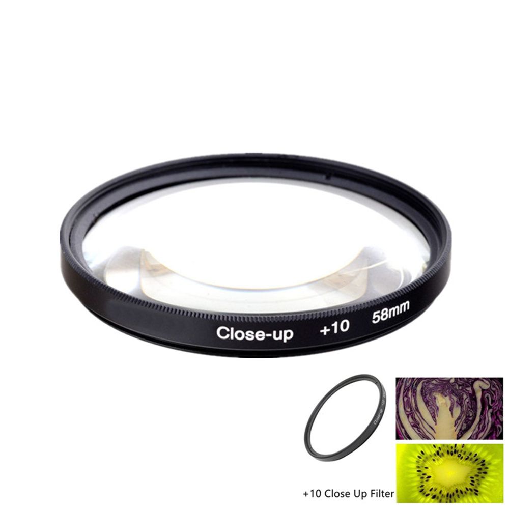 Filtre anti-brouillard à mise au point douce,pour Canon,Nikon,Sony,sac de filtre d'appareil photo DSLR,37/40.5/43/46/49/52/55/58/62/67/72/82mm - Type Close Up 10X-40.5mm