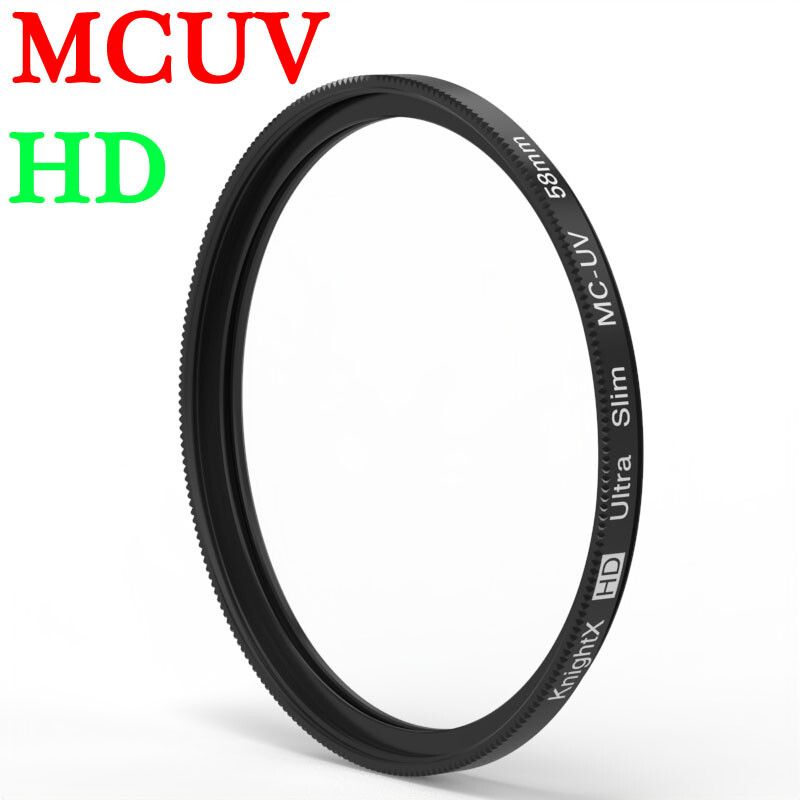 KnPackage X-Filtre circulaire UV Star cpl pour objectif d'appareil photo 49mm,52mm,58mm,67mm,72mm,77mm,accessoires pour Canon EOS 2000D - Type HD MCUV-55mm