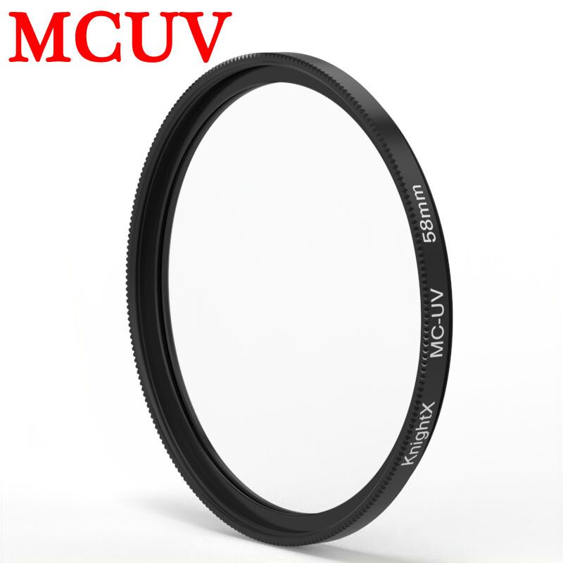 KnPackage X-Filtre circulaire UV Star cpl pour objectif d'appareil photo 49mm,52mm,58mm,67mm,72mm,77mm,accessoires pour Canon EOS 2000D - Type MCUV-58mm