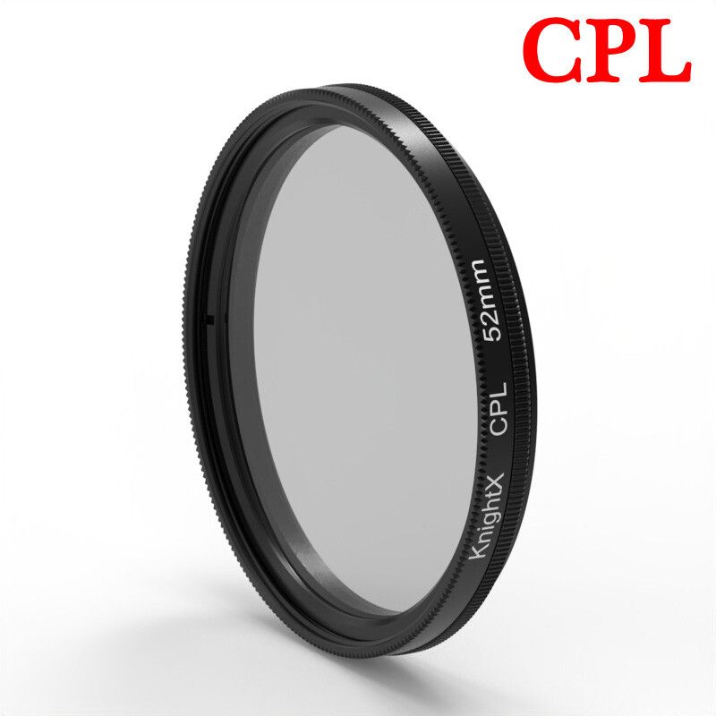 KnPackage X-Objectif Partenaires pour appareil photo de téléphone professionnel,filtre ND variable étoile CPL,tous les smartphones,37mm,52mm,55mm,58mm,Canon,Nikon - Type CPL-55mm