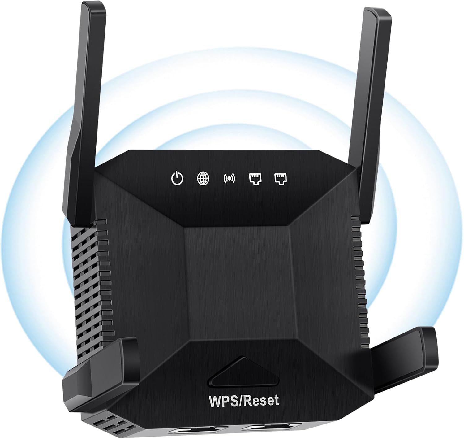 Repeteur Wifi 1200Mbps 5Ghz & 2.4Ghz Dual Band Wifi Extender Pour La Maison Et Le Bureau,Facile A Installer Couverture Facile Du Signal Dans Toute La Maison