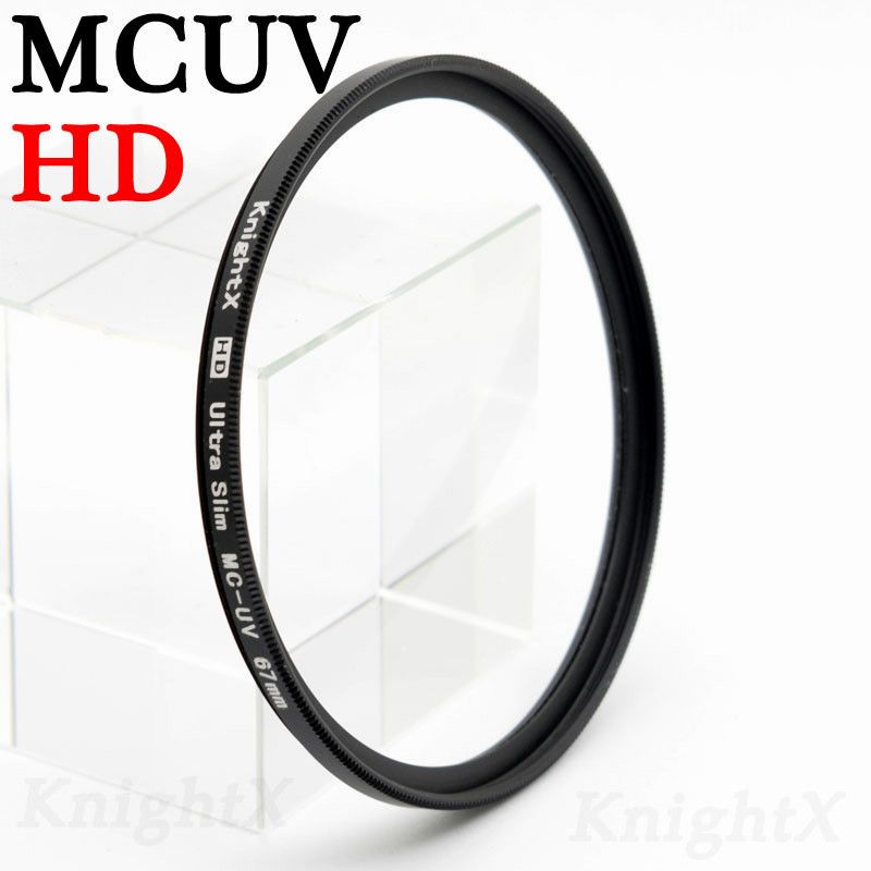 KnPackage-Filtre UV pour Nikon Canon,X HD MCUV MC,49mm,52mm,55mm,58mm,62mm,67mm,72mm,77mm,t3i,D3100,D3200,D5200,D7100,d5300,d3300 - Type HD MCUV-58MM