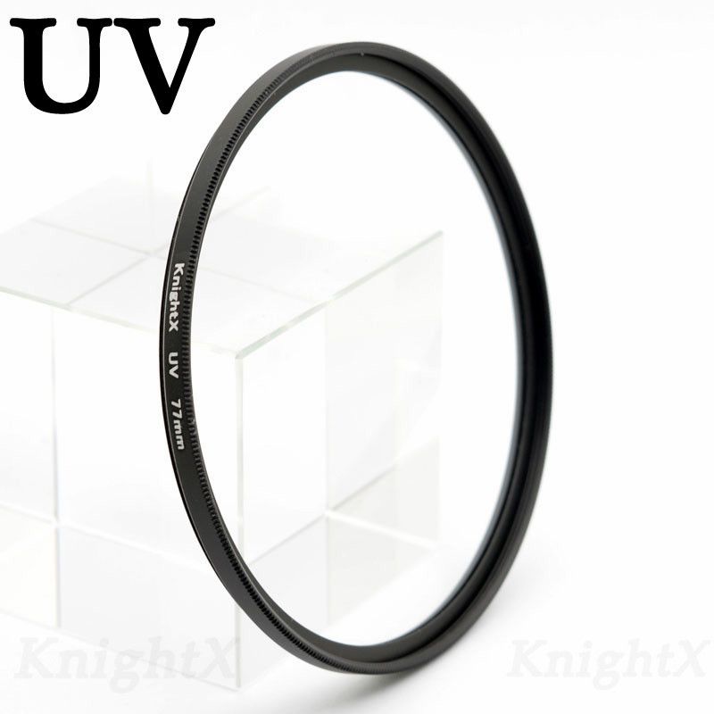 KnightX polariseur CPL ND UV 49 52MM 55MM 58MM 67MM filtre d'objectif d'appareil photo pour canon eos sony nikon 400d dslr d5100 700d d5300 1300d - Type UV-58mm