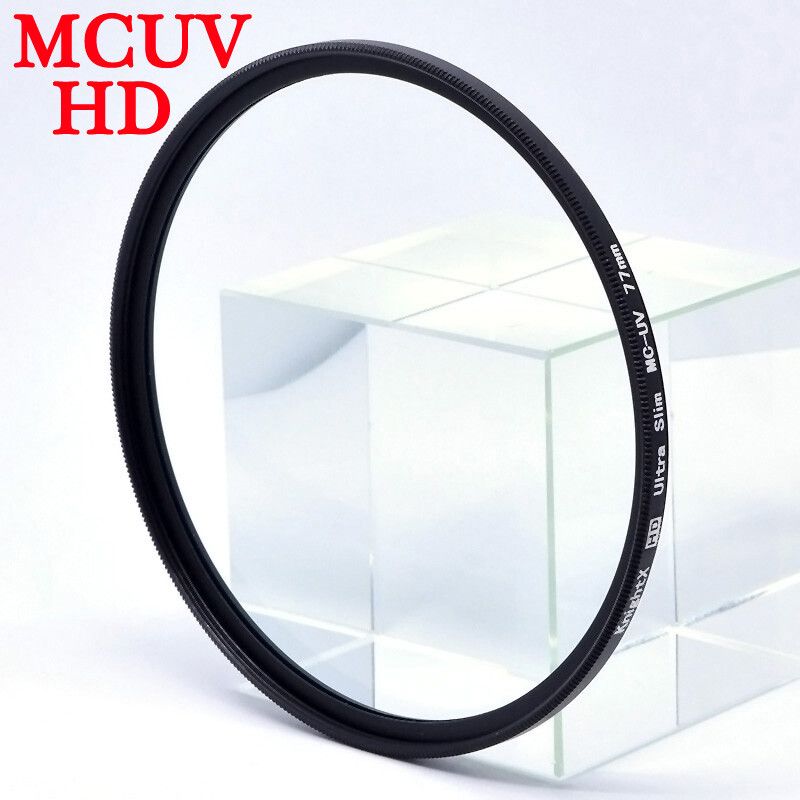 filtre d'objectif d'appareil photo HD UV MCUV 49 52 55 58 62 67 72 77 MM,pour canon eos sony nikon 500d 1200d lumière d80 52MM 58MM - Type HD MCUV-62MM