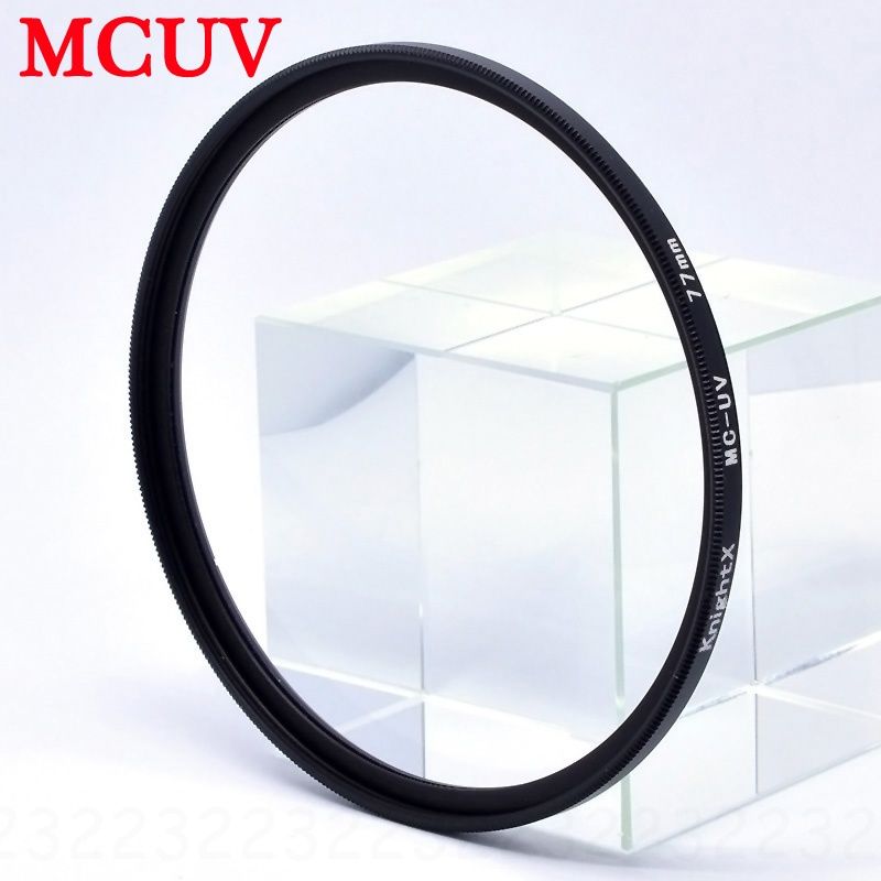 filtre d'objectif d'appareil photo HD UV MCUV 49 52 55 58 62 67 72 77 MM,pour canon eos sony nikon 500d 1200d lumière d80 52MM 58MM - Type MCUV-72MM