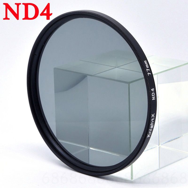 KnPackage-Filtre d'objectif d'appareil photo pour Canon,Sony,Nikon,49mm,52mm,55mm,58mm,67mm,72mm,77mm,X,FLD,UV,CPL,Nwiches volontairement 4,8 étoiles,GND,photographie - Type [ND4]-52mm