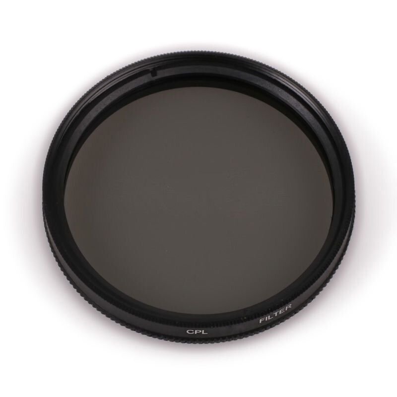 Filtre polarisant circulaire pour objectif de caméra CPL,pour Canon Nikon,25 25.5 27 28 30 30.5 34 35.5 37 39 40.5 43 46 49 52 55 58mm - Type 52mm