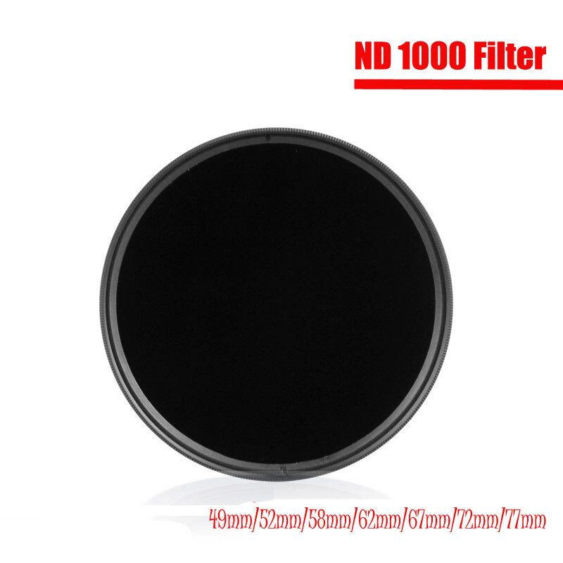 ND-Filtres de densité volontaires 1000 melon al,49mm 52mm 55mm 58mm 62mm 67mm 72mm 77mm 82mm 95mm,pour appareil photo IL Nikon Sony - Type 67MM