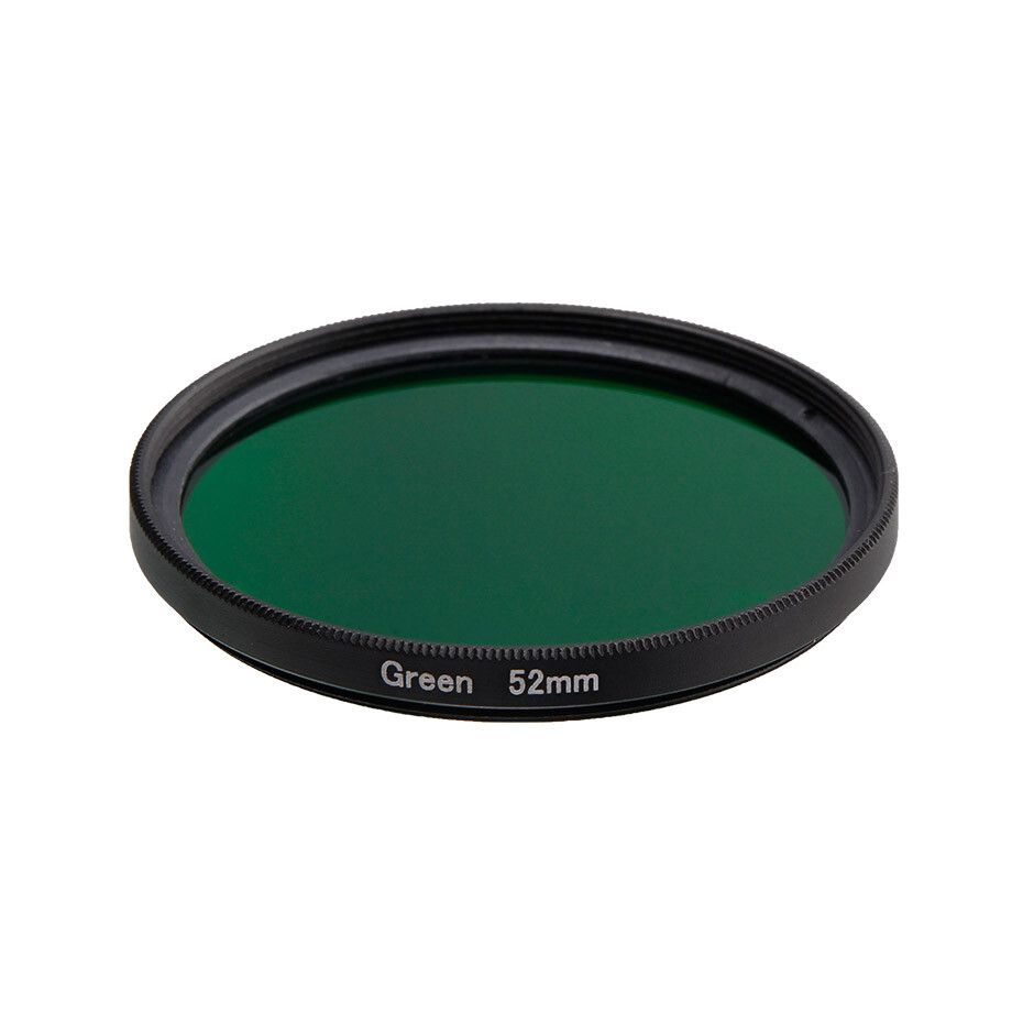 Filtres d'objectif colorés pour appareil photo reflex numérique,disponible en rouge,jaune,vert,bleu,orange,rose,violet,toutes tailles,pour Nikon,Sony - Type green-62mm