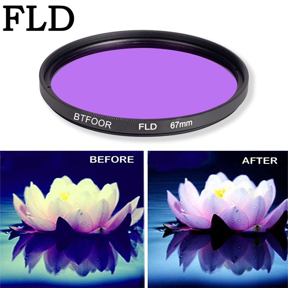BTFOOR-Filtre UV Nd nickel é pour objectif d'appareil photo,étoile Grimp,49mm,52mm,55mm,58mm,67mm,72mm,77mm,82mm,objectif IL,M50,T6,600D,Nikon,D3500,D5600,Sony,A6000 - Type FLD Filter-52mm