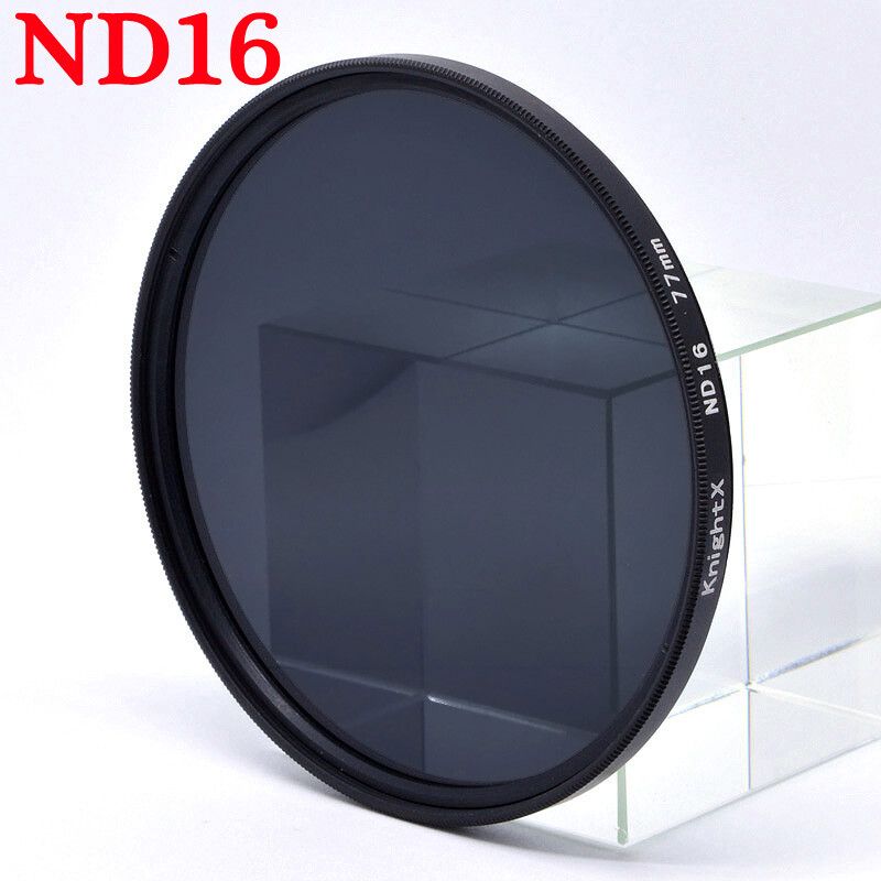 filtre d'objectif de caméra Macro pour canon et nikon,52mm,55mm,58mm,67mm,77mm,variable ND2 à ND400 ND1000 - Type [ND16]-52mm