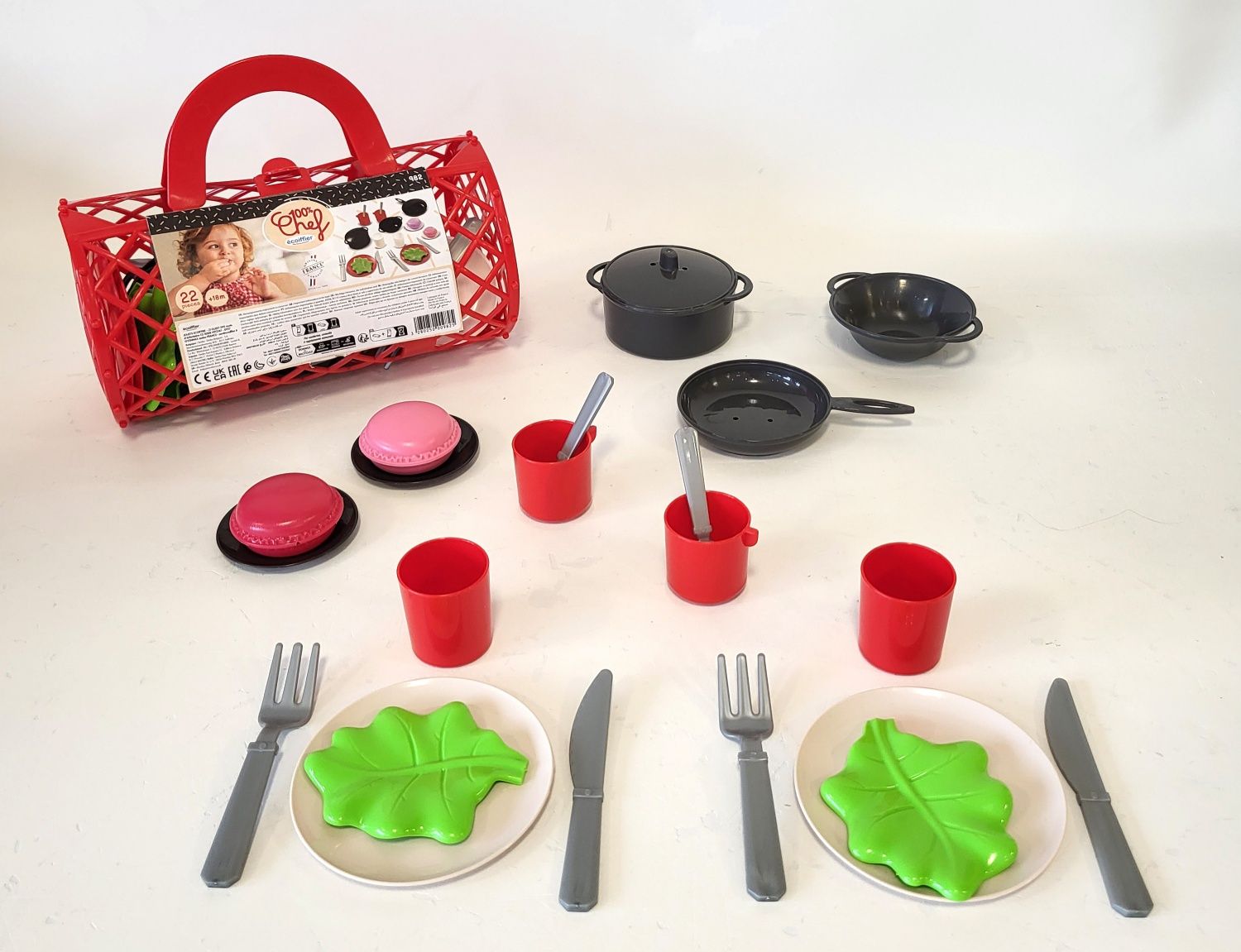 100% Chef Panier Polochon Garni Dinette 23 Cm