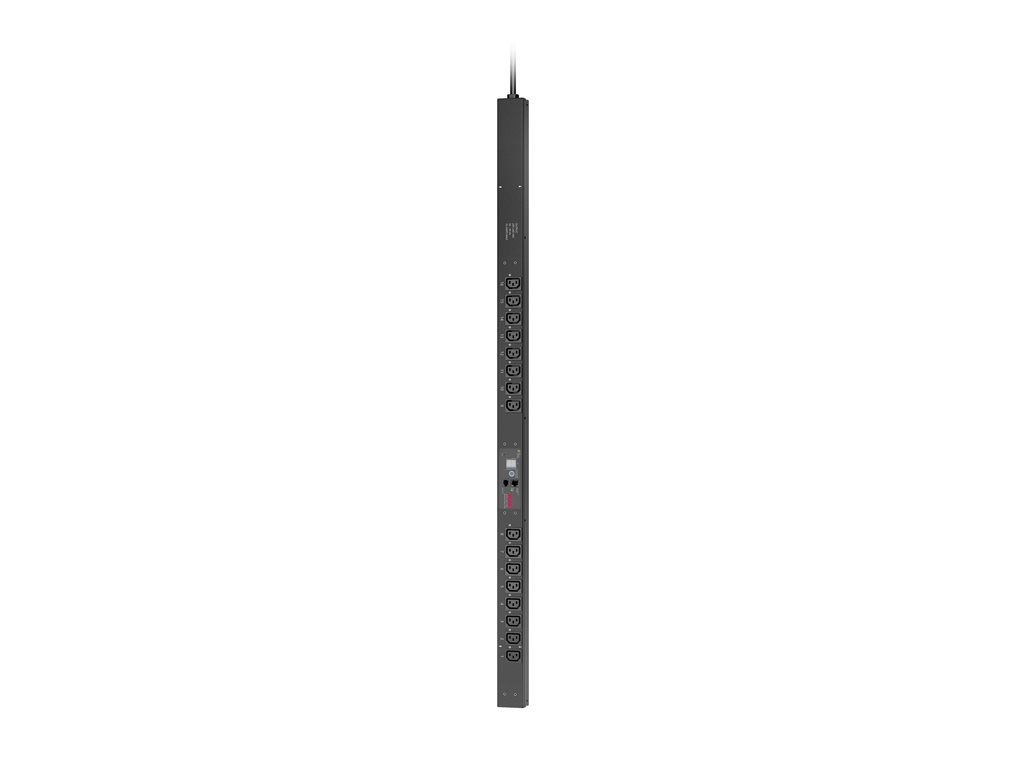 PDU en rack commuté APC Zero U Unité de distribution d'alimentation rack montable CA 200208230 V Ethernet 10100 entrée : IEC 60320 C14 connecteurs de sortie : 16 power IEC 60320...