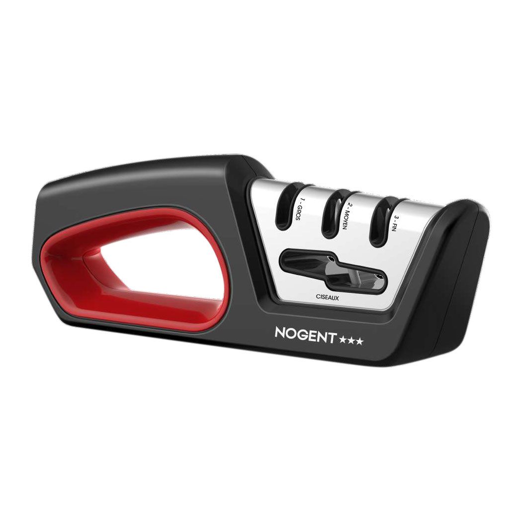 Nogent 3 Etoiles Aiguiseur 4 Fonctions 3 Phases + Ciseaux 09940u