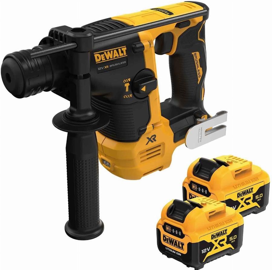 Perforateur SDS Plus XR 12V 5Ah Li Ion Brushless 1.1J DEWALT DCH072P2 QW - vue 2