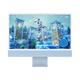 Produktbild von Apple iMac with 4.5K Retina display MJV93FN/A - Début 2021 - 24" M1 8 Go RAM 256 Go Bleu AZERTY