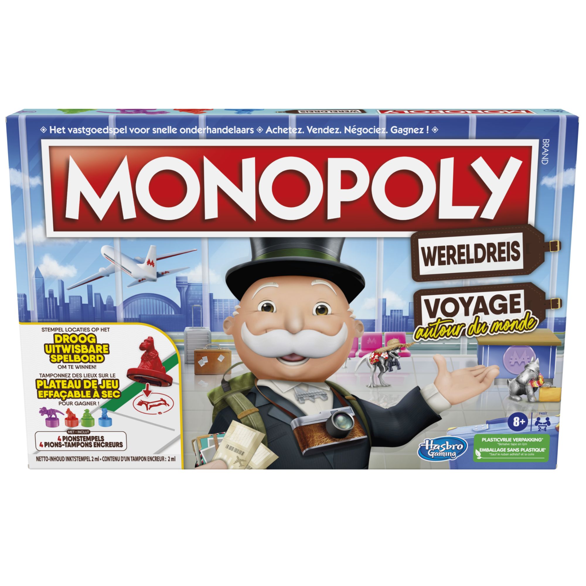 Monopoly Voyage Tour Du Monde Hasbro Le Jeu - vue 3