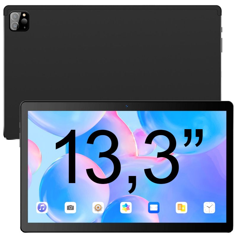 Tablette 13 pouces 4G Full HD Android 11 Octa Core 2ghz 4GB+ + SD YONIS