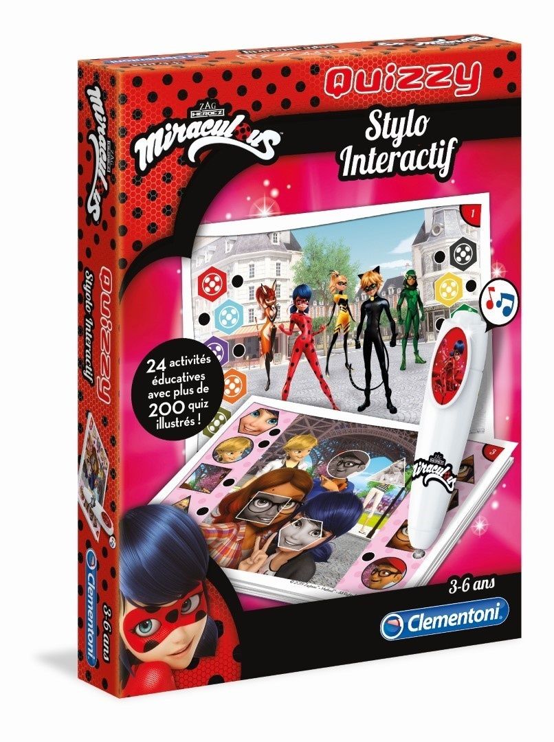 Clementoni 52354 Quizzy Miraculous