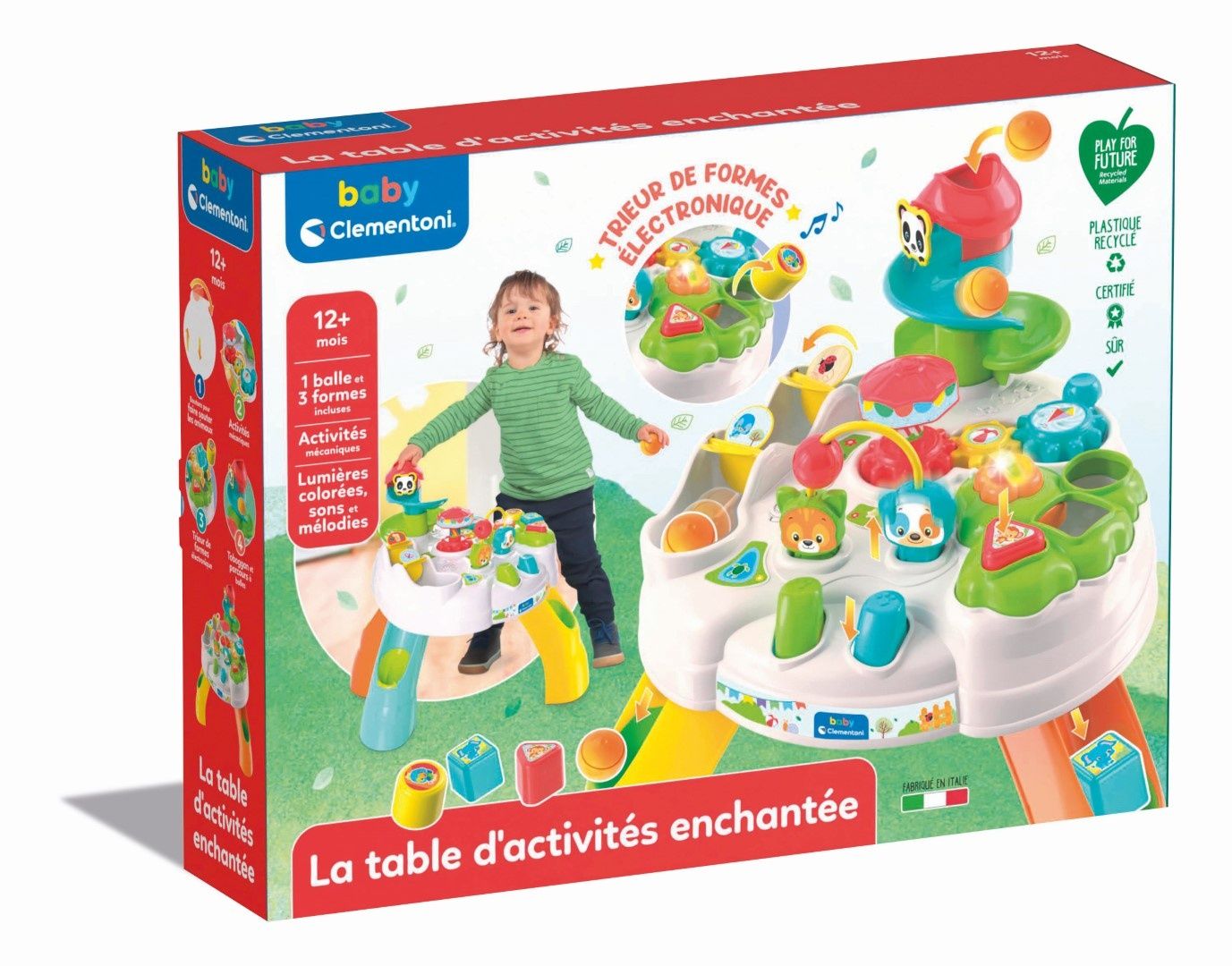 La table d'activités enchantée : Play for future Clementoni Jeux - vue 3